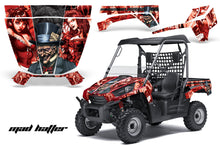 Load image into Gallery viewer, UTV Graphics Kit Decal Sticker Wrap For Kawasaki Teryx 750 2010-2012 HATTER BLACK RED-atv motorcycle utv parts accessories gear helmets jackets gloves pantsAll Terrain Depot