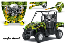 Load image into Gallery viewer, UTV Graphics Kit Decal Sticker Wrap For Kawasaki Teryx 750 2010-2012 MOTORHEAD GREEN-atv motorcycle utv parts accessories gear helmets jackets gloves pantsAll Terrain Depot