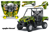UTV Graphics Kit Decal Sticker Wrap For Kawasaki Teryx 750 2010-2012 MOTORHEAD GREEN