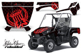 UTV Graphics Kit Decal Sticker Wrap For Kawasaki Teryx 750 2010-2012 RELOADED RED BLACK