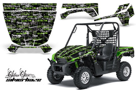UTV Graphics Kit Decal Sticker Wrap For Kawasaki Teryx 750 2010-2012 SSSH GREEN BLACK-atv motorcycle utv parts accessories gear helmets jackets gloves pantsAll Terrain Depot