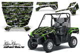 UTV Graphics Kit Decal Sticker Wrap For Kawasaki Teryx 750 2010-2012 SSSH GREEN BLACK