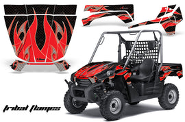 UTV Graphics Kit Decal Sticker Wrap For Kawasaki Teryx 750 2010-2012 TRIBAL RED BLACK-atv motorcycle utv parts accessories gear helmets jackets gloves pantsAll Terrain Depot
