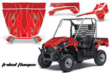 UTV Graphics Kit Decal Sticker Wrap For Kawasaki Teryx 750 2010-2012 TRIBAL RED