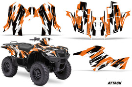 ATV Graphics Kit Decal Sticker Wrap For Suzuki Quad 500 AXi 2013-2015 ATTACK ORANGE-atv motorcycle utv parts accessories gear helmets jackets gloves pantsAll Terrain Depot
