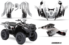 Load image into Gallery viewer, ATV Graphics Kit Decal Sticker Wrap For Suzuki Quad 500 AXi 2013-2015 CARBONX SILVER-atv motorcycle utv parts accessories gear helmets jackets gloves pantsAll Terrain Depot
