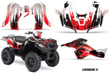 ATV Graphics Kit Decal Sticker Wrap For Suzuki Quad 500 AXi 2013-2015 CARBONX RED