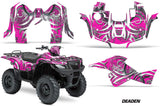 ATV Graphics Kit Decal Sticker Wrap For Suzuki Quad 500 AXi 2013-2015 DEADEN PINK