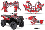 ATV Graphics Kit Decal Sticker Wrap For Suzuki Quad 500 AXi 2013-2015 DEADEN RED