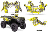 ATV Graphics Kit Decal Sticker Wrap For Suzuki Quad 500 AXi 2013-2015 DEADEN YELLOW