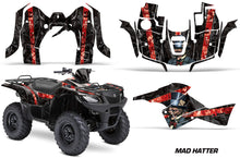 Load image into Gallery viewer, ATV Graphics Kit Decal Sticker Wrap For Suzuki Quad 500 AXi 2013-2015 HATTER BLACK RED-atv motorcycle utv parts accessories gear helmets jackets gloves pantsAll Terrain Depot