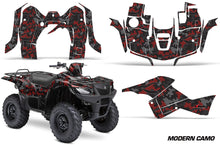 Load image into Gallery viewer, ATV Graphics Kit Decal Sticker Wrap For Suzuki Quad 500 AXi 2013-2015 MODERN CAMO RED-atv motorcycle utv parts accessories gear helmets jackets gloves pantsAll Terrain Depot