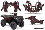 ATV Graphics Kit Decal Sticker Wrap For Suzuki Quad 500 AXi 2013-2015 MODERN CAMO RED