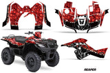 ATV Graphics Kit Decal Sticker Wrap For Suzuki Quad 500 AXi 2013-2015 REAPER RED