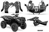 ATV Graphics Kit Decal Sticker Wrap For Suzuki Quad 500 AXi 2013-2015 REAPER SILVER