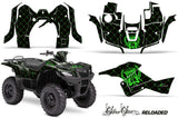 ATV Graphics Kit Decal Sticker Wrap For Suzuki Quad 500 AXi 2013-2015 RELOADED GREEN BLACK