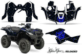ATV Graphics Kit Decal Sticker Wrap For Suzuki Quad 500 AXi 2013-2015 RELOADED BLUE BLACK
