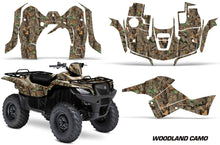 Load image into Gallery viewer, ATV Graphics Kit Decal Sticker Wrap For Suzuki Quad 500 AXi 2013-2015 WOODLAND CAMO-atv motorcycle utv parts accessories gear helmets jackets gloves pantsAll Terrain Depot