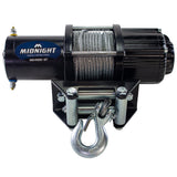 VIPER Midnight 4500lb ATV/UTV Winch - 50ft STEEL Cable