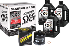 Load image into Gallery viewer, Maxima SXS Polaris Quick Oil Change Kit 5W-50 with Black Oil Filter 90-189013-TXP