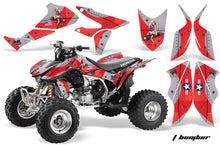 Load image into Gallery viewer, ATV Graphics Kit Quad Decal Sticker Wrap For Honda TRX450R TRX450ER TBOMBER RED-atv motorcycle utv parts accessories gear helmets jackets gloves pantsAll Terrain Depot