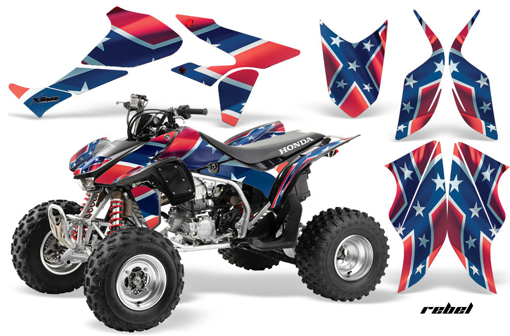 ATV Graphics Kit Quad Decal Sticker Wrap For Honda TRX450R TRX450ER REBEL-atv motorcycle utv parts accessories gear helmets jackets gloves pantsAll Terrain Depot