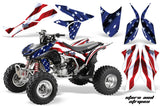 ATV Graphics Kit Quad Decal Sticker Wrap For Honda TRX450R TRX450ER USA FLAG