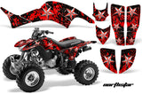 ATV Graphics Kit Decal Quad Sticker Wrap For Honda TRX400EX 1999-2007 NORTHSTAR CHROME RED