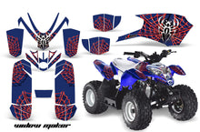 Load image into Gallery viewer, ATV Graphics Kit Quad Decal Sticker Wrap For Polaris Outlaw 50 2008-2018 WIDOW RED BLUE-atv motorcycle utv parts accessories gear helmets jackets gloves pantsAll Terrain Depot