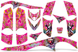 ATV Graphics Kit Decal Sticker Wrap For Polaris Phoenix 200 2005-2016 EDHLK PINK