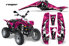 ATV Graphics Kit Decal Wrap For Polaris Sportsman 500 Trailblazer 350 1985-2009 REAPER PINK-atv motorcycle utv parts accessories gear helmets jackets gloves pantsAll Terrain Depot