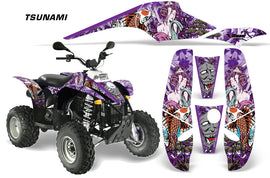 ATV Graphics Kit Decal Wrap For Polaris Sportsman 500 Trailblazer 350 1985-2009 TSUNAMI PURPLE-atv motorcycle utv parts accessories gear helmets jackets gloves pantsAll Terrain Depot