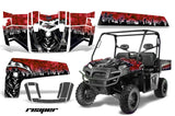 UTV Decal Graphics Kit Wrap For Polaris Ranger XP 500/700 2009-2014 REAPER RED