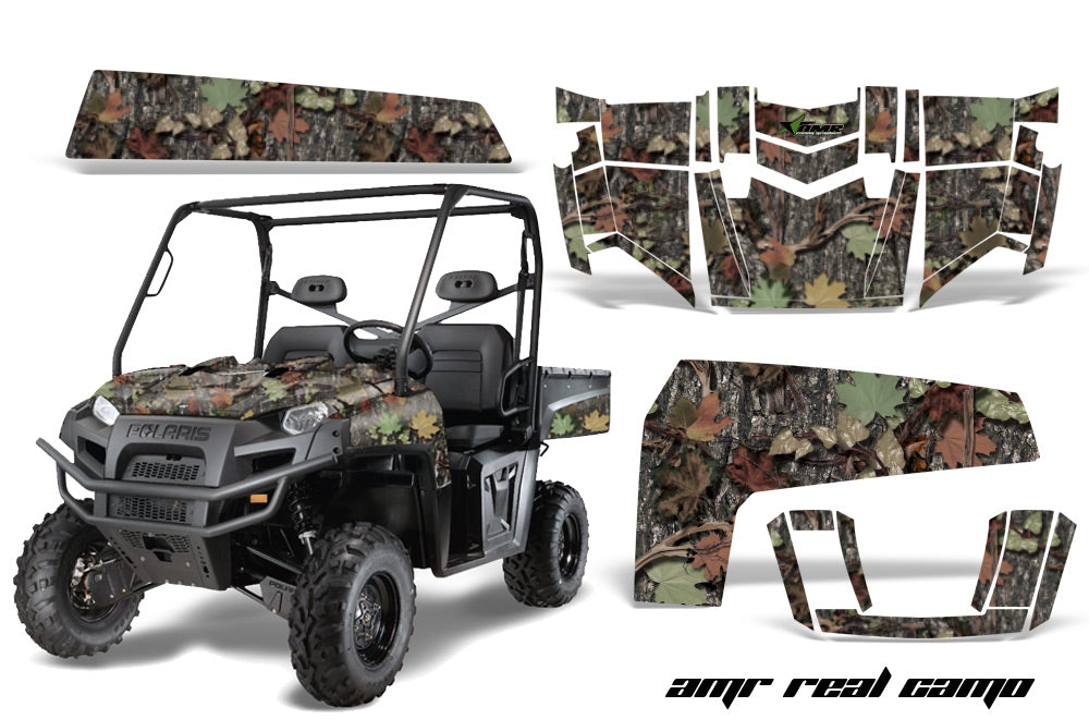 UTV Decal Graphics Kit Wrap For Polaris Ranger XP 500/800/900D 2010-2014 REAL CAMO-atv motorcycle utv parts accessories gear helmets jackets gloves pantsAll Terrain Depot