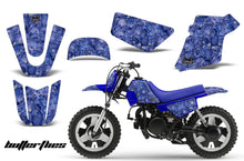 Load image into Gallery viewer, Dirt Bike Graphics Kit MX Decal Wrap For Yamaha PW50 PW 50 1990-2019 BUTTERFLIES BLUE-atv motorcycle utv parts accessories gear helmets jackets gloves pantsAll Terrain Depot
