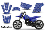 Dirt Bike Graphics Kit MX Decal Wrap For Yamaha PW50 PW 50 1990-2019 BUTTERFLIES BLUE