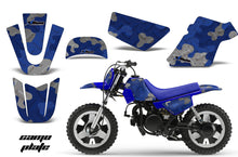 Load image into Gallery viewer, Dirt Bike Graphics Kit MX Decal Wrap For Yamaha PW50 PW 50 1990-2019 CAMOPLATE BLUE-atv motorcycle utv parts accessories gear helmets jackets gloves pantsAll Terrain Depot