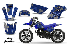 Load image into Gallery viewer, Dirt Bike Graphics Kit MX Decal Wrap For Yamaha PW50 PW 50 1990-2019 DOG FIGHT BLUE-atv motorcycle utv parts accessories gear helmets jackets gloves pantsAll Terrain Depot