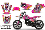 Dirt Bike Graphics Kit MX Decal Wrap For Yamaha PW50 PW 50 1990-2019 EDHLK PINK