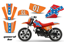 Dirt Bike Graphics Kit MX Decal Wrap For Yamaha PW50 PW 50 1990-2019 GENERAL LEE-atv motorcycle utv parts accessories gear helmets jackets gloves pantsAll Terrain Depot