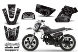 Dirt Bike Graphics Kit MX Decal Wrap For Yamaha PW50 PW 50 1990-2019 HISH SILVER
