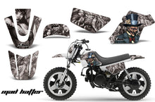 Load image into Gallery viewer, Dirt Bike Graphics Kit MX Decal Wrap For Yamaha PW50 PW 50 1990-2019 HATTER SILVER-atv motorcycle utv parts accessories gear helmets jackets gloves pantsAll Terrain Depot