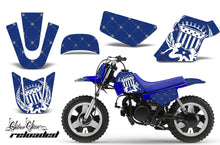 Load image into Gallery viewer, Dirt Bike Graphics Kit MX Decal Wrap For Yamaha PW50 PW 50 1990-2019 RELOADED WHITE BLUE-atv motorcycle utv parts accessories gear helmets jackets gloves pantsAll Terrain Depot