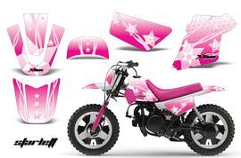 Dirt Bike Graphics Kit MX Decal Wrap For Yamaha PW50 PW 50 1990-2019 STARLETT PINK-atv motorcycle utv parts accessories gear helmets jackets gloves pantsAll Terrain Depot