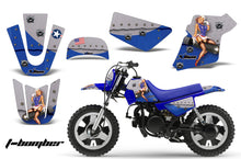 Load image into Gallery viewer, Dirt Bike Graphics Kit MX Decal Wrap For Yamaha PW50 PW 50 1990-2019 TBOMBER BLUE-atv motorcycle utv parts accessories gear helmets jackets gloves pantsAll Terrain Depot