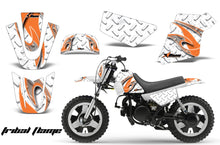 Load image into Gallery viewer, Dirt Bike Graphics Kit MX Decal Wrap For Yamaha PW50 PW 50 1990-2019 TRIBAL ORANGE WHITE-atv motorcycle utv parts accessories gear helmets jackets gloves pantsAll Terrain Depot