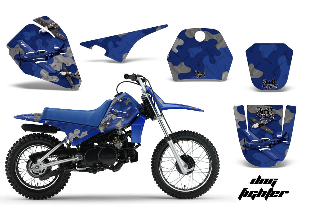 thumbnail image 2 of Kalair GFX Graphics Kit For Yamaha PW80 (1990-2008) Shatter Series 2 of 14