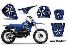 Load image into Gallery viewer, Dirt Bike Decal Graphic Kit Sticker Wrap For Yamaha PW80 PW 80 1996-2006 NORTHSTAR BLUE-atv motorcycle utv parts accessories gear helmets jackets gloves pantsAll Terrain Depot