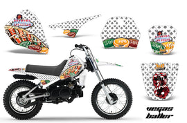 Dirt Bike Decal Graphic Kit Sticker Wrap For Yamaha PW80 PW 80 1996-2006 VEGAS WHITE-atv motorcycle utv parts accessories gear helmets jackets gloves pantsAll Terrain Depot