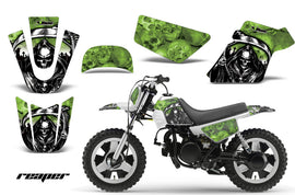 Dirt Bike Graphics Kit MX Decal Wrap For Yamaha PW50 PW 50 1990-2019 REAPER GREEN-atv motorcycle utv parts accessories gear helmets jackets gloves pantsAll Terrain Depot